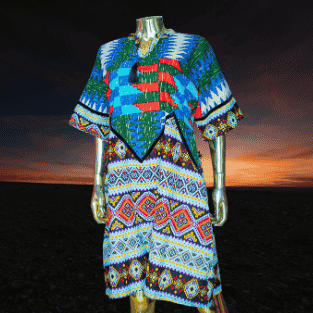 Ankara Short Gown image 1