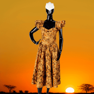 Ankara Short Gown image 1